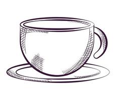 icono de taza de café vector