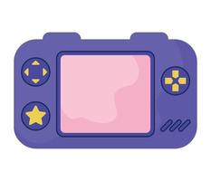 retro handle video game vector