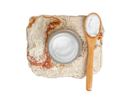 Toast with cream isolated on a transparent background png