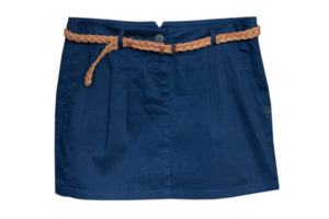 Blue skirt isolated on a transparent background png