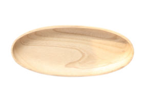 Wooden plate isolated on a transparent background png