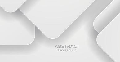 blanco papel cortar antecedentes. resumen realista corte de papel decoración con curva dinámica superposición formas capas. 3d fondo. vector ilustración. cubrir diseño modelo. moderno diseño