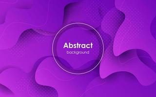 abstract purple liquid color gradient wavy geometric fluid shape background. eps10 vector