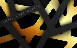 Abstract black gold dimension line background. eps10 vector