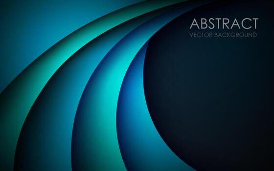 resumen verde azul y blanco superposición triángulo en blanco espacio con texto diseño moderno lujo futurista tecnología antecedentes vector ilustración.