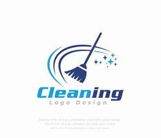 Cleaning logo or cleaner logo vector