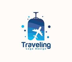 Aircraft logo travel logo vector