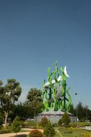 Suro and Boyo statues in Suroboyo Park, Taman Suroboyo, Surabaya photo