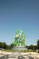 Suro and Boyo statues in Suroboyo Park, Taman Suroboyo, Surabaya photo