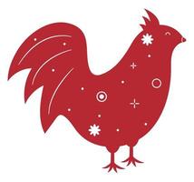 rooster chinese zodiac vector