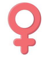 pink venus symbol vector