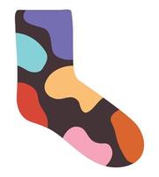 sock with stains vector