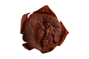Chocolate cupcake isolated on a transparent background png