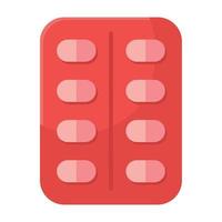 pill tablet design vector