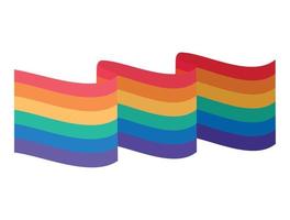 cute lgbtq flag vector