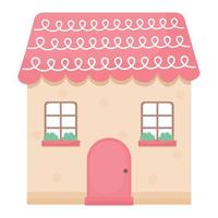 colored house design vector
