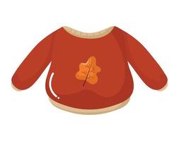 falll sweater design vector