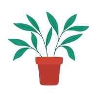 purple plantpot illustration vector