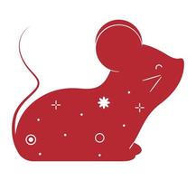 rat chinese zodiac vector