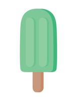 helado verde vector