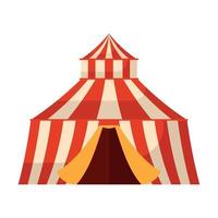 amusement tent design vector