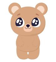 cute bear design vector