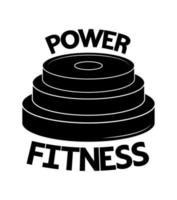 gym weights design vector