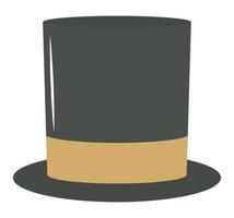 top hat design vector