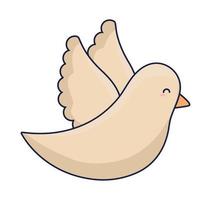 cute dove design vector