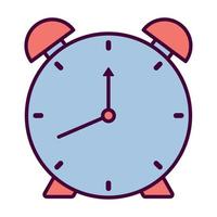 alarma reloj diseño vector