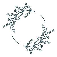 round nature ornament vector