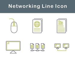 Networking Vector Icon Set