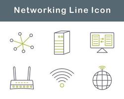 Networking Vector Icon Set