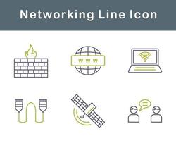 Networking Vector Icon Set