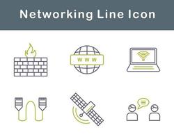 Networking Vector Icon Set