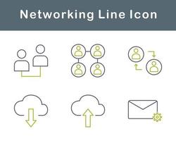 Networking Vector Icon Set