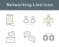 Networking Vector Icon Set