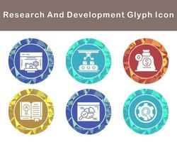 Research And Development Vector Icon Set