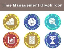 Time Management Vector Icon Set