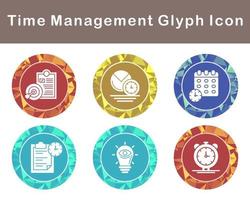 Time Management Vector Icon Set