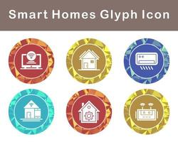 Smart Homes Vector Icon Set