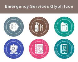 Emergency Services Vector Icon Set