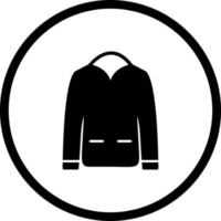 hombres chaqueta único vector icono