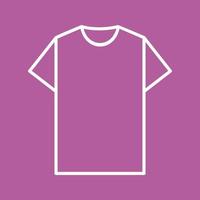 Plain T Shirt Unique Vector Icon