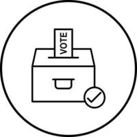 Going to cast vote Unique Vector Icon