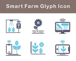 Smart Farm Vector Icon Set