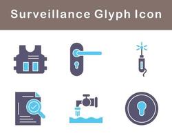 Surveillance Vector Icon Set