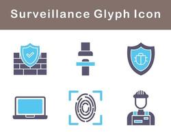 Surveillance Vector Icon Set