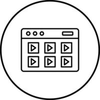 Online Course Unique Vector Icon