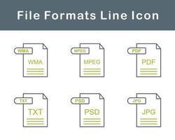 File Formats Vector Icon Set